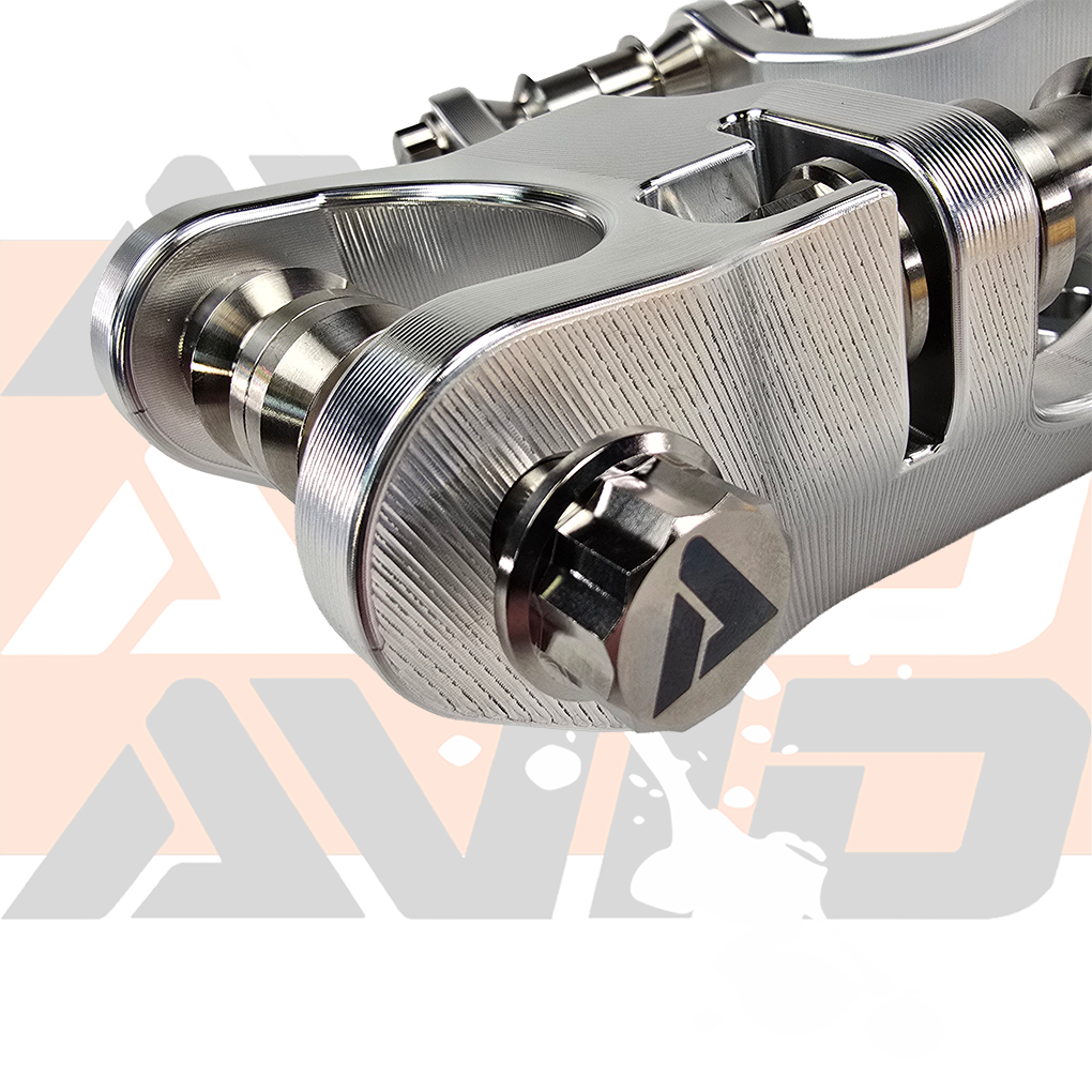 Polaris RZR Pro R / Turbo R / Turbo S Lightweight Billet Front Upright, Double Shear Vertical Uniball