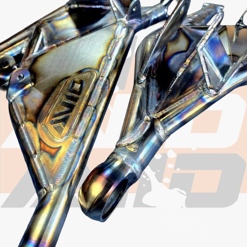 AVID Pro R front upper and lower control arms geometry corrected suspension