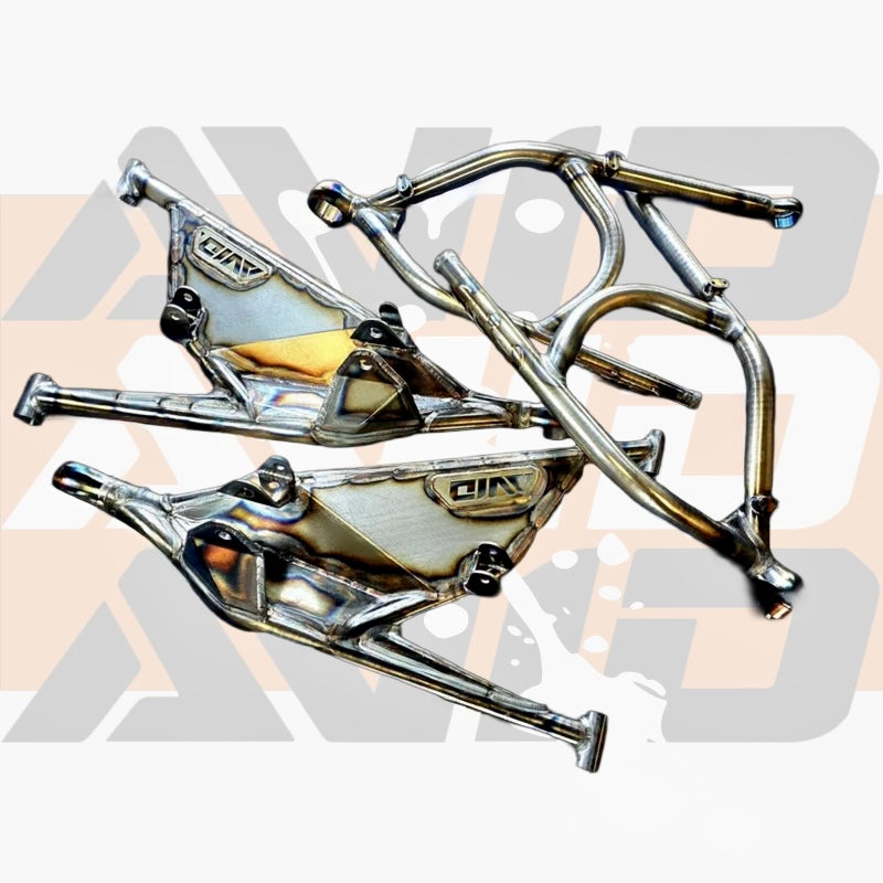AVID Racing Polaris RZR Pro R XC chromoly with TIG welding front control arms high clearance suspension