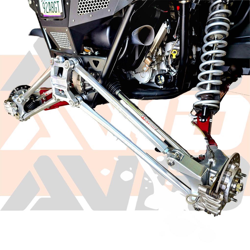 AVID Racing Polaris RZR Pro R XC straight radius rods 7075 billet rear suspension