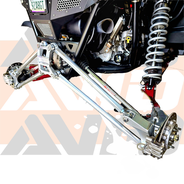 Polaris Pro R Stock-Length 7/8 Inch HD Aluminum Straight Radius Rod Kit - 7075-T6 | AVID Racing