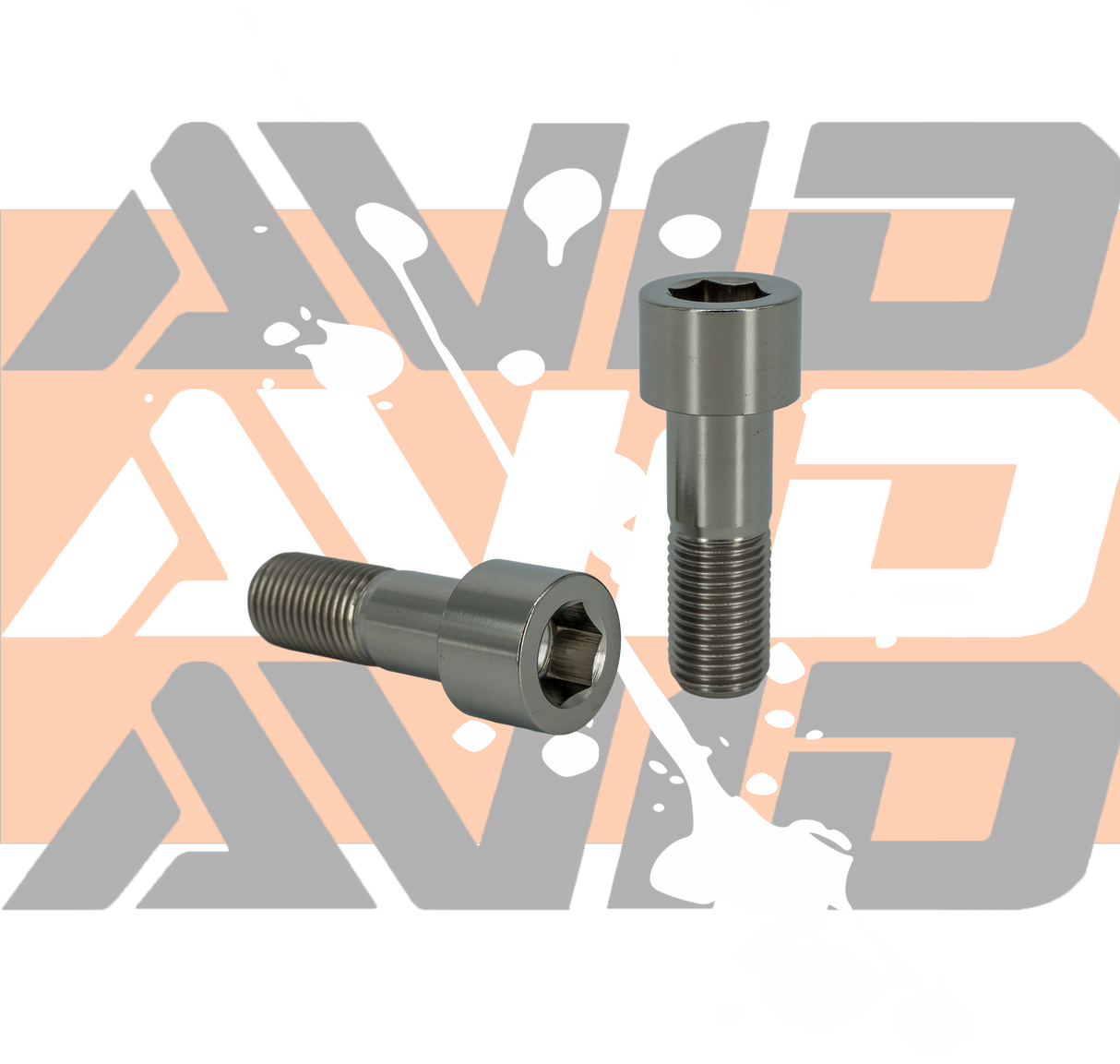 AVID Titanium Bolt, 10mm Allen,  M12x1.25 X 35MM X 20MM