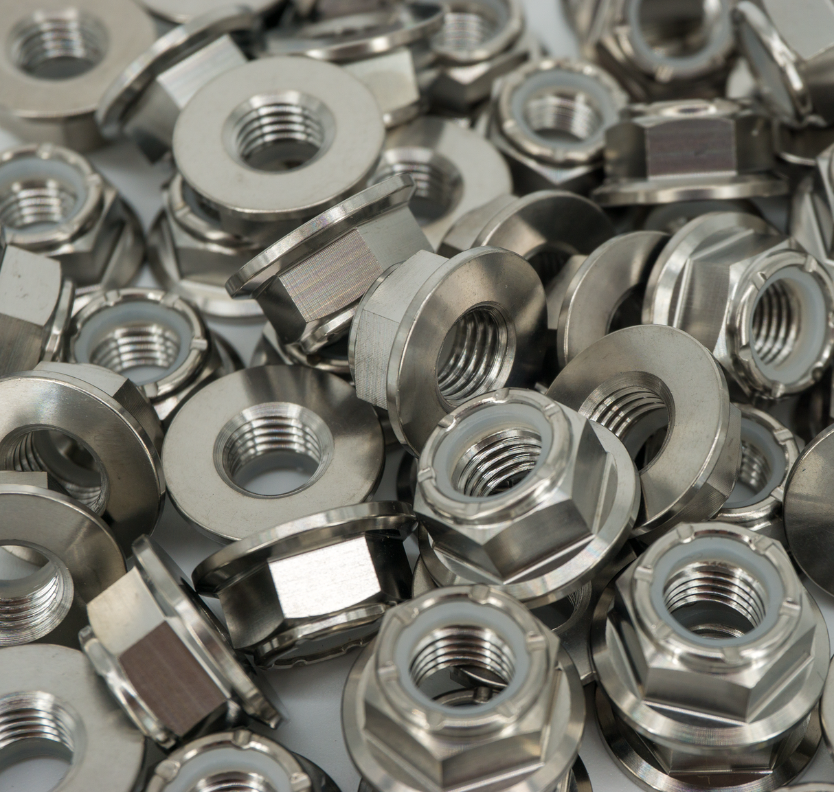 AVID Titanium Nylon Lock Nut, 6-Point, M10x1.25