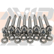 Yamaha YXZ1000 Factory Front Inner Pivot Titanium Bolt Hardware Kit, 24 Piece | AVID Racing