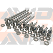 Yamaha YXZ1000 Factory Rear Complete Pivot Titanium Bolt Hardware Kit, 28 Piece | AVID Racing