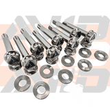 Polaris RZR Pro R Front Inner Pivot AVID Titanium Bolt Hardware Kit, 24 Piece