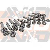 Polaris RZR Pro R 2-Seat Cage AVID Titanium Bolt Hardware Kit, 16 Piece