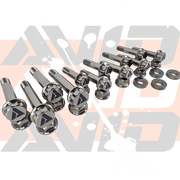Polaris RZR Pro R 2-Seat Factory cage titanium bolt hardware kit, 18 Piece | AVID Racing