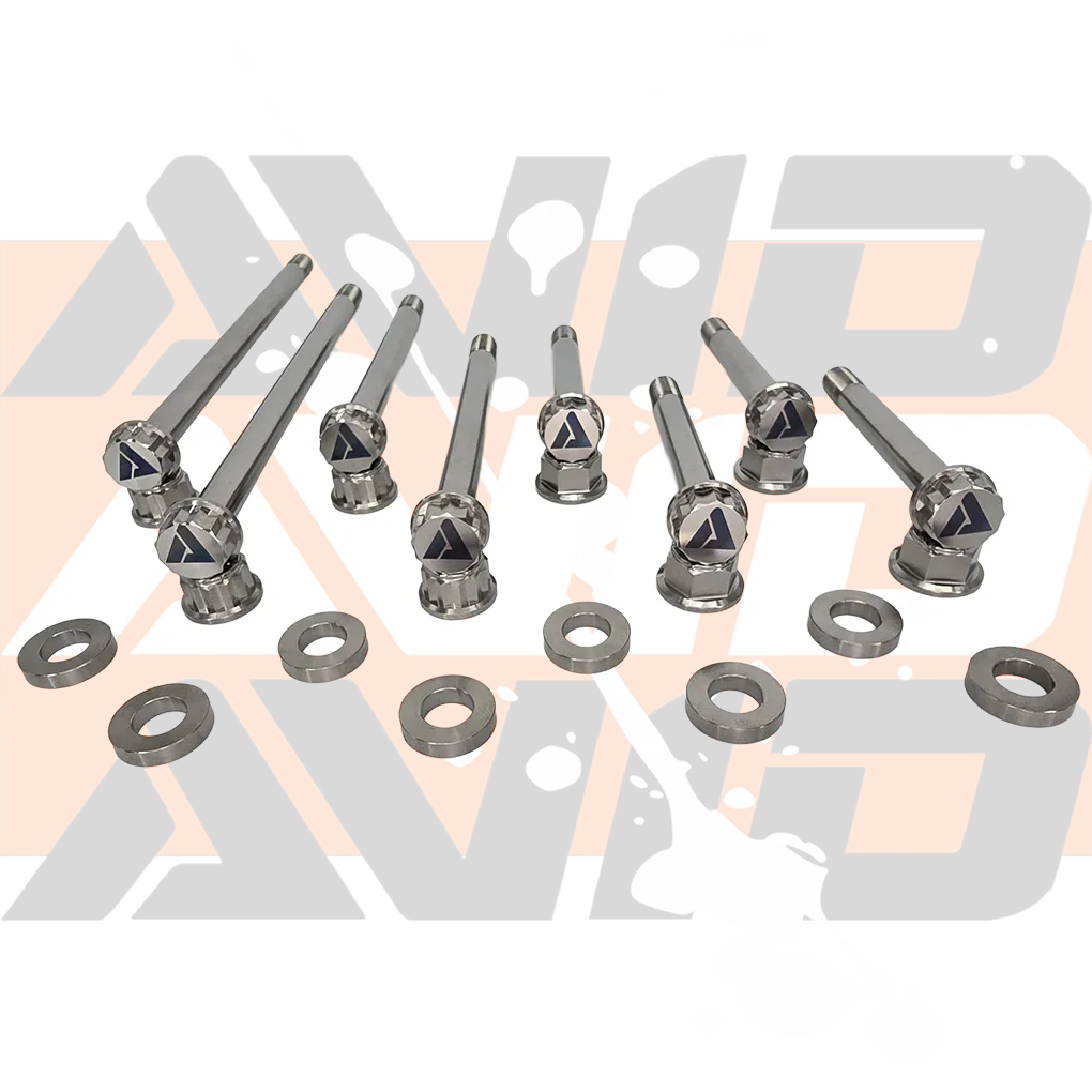 Polaris RZR Pro R Rear Differential AVID Titanium Bolt Hardware Kit, 24 Piece