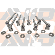 AVID Racing Polaris RZR Pro R Rear Differential Titanium Bolt Hardware Kit 12-point titanium fasteners