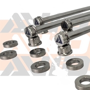 AVID Racing Polaris RZR Pro R Rear Differential Titanium Bolt Hardware Kit bolt and washer detail