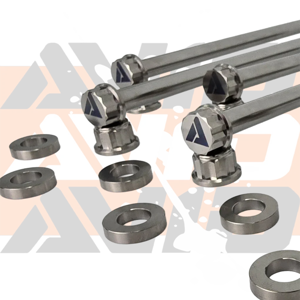 AVID Racing Polaris RZR Pro R Rear Differential Titanium Bolt Hardware Kit bolt and washer detail
