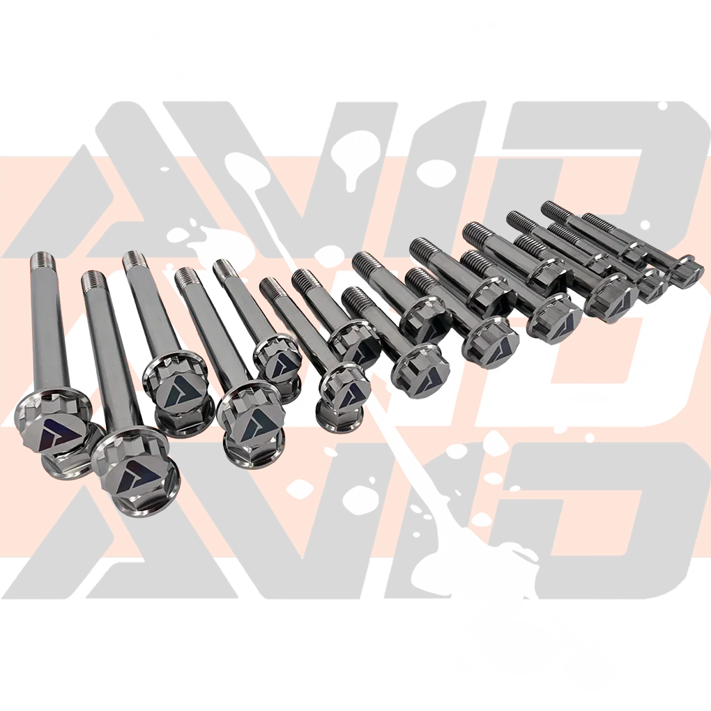 Can-Am Maverick R AVID Racing Baja Front Control Arm Titanium Bolt Hardware Kit, 42 Piece | AVID Racing