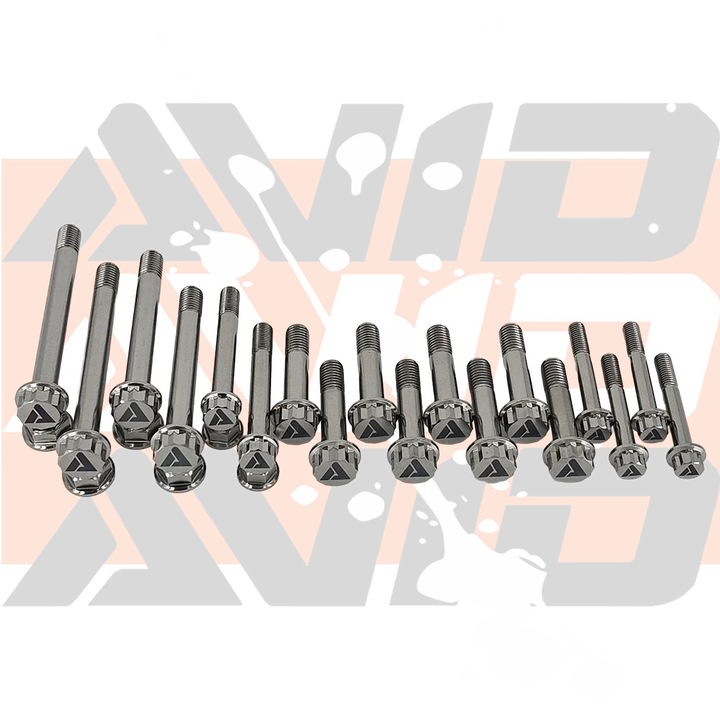Can-Am Maverick R AVID Racing Baja Front Control Arm Titanium Bolt Hardware Kit, 42 Piece | AVID Racing