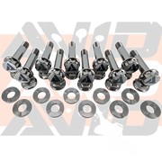 AVID Racing Can-Am Maverick R billet radius rod plate titanium bolt hardware kit 12-point titanium fasteners