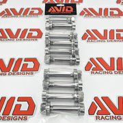 AVID Racing Can-Am Maverick R billet radius rod plate titanium bolt hardware kit in branded packaging