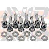 Can-Am Maverick R Rear Trailing Arm AVID Titanium Bolt Hardware Kit, 24 Piece