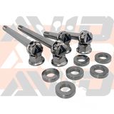 Can-Am Maverick X3 Front Shock AVID Titanium Bolt Hardware Kit, 14 Piece