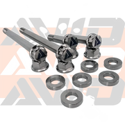 AVID Racing Can-Am Maverick X3 Front Shock Titanium Bolt Hardware Kit bolt and washer detail