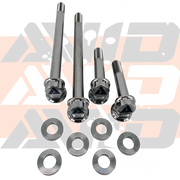 AVID Racing Can-Am Maverick X3 Front Shock Titanium Bolt Hardware Kit 12-point titanium fasteners