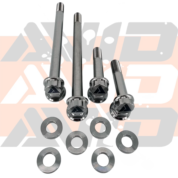 AVID Racing Can-Am Maverick X3 Front Shock Titanium Bolt Hardware Kit 12-point titanium fasteners