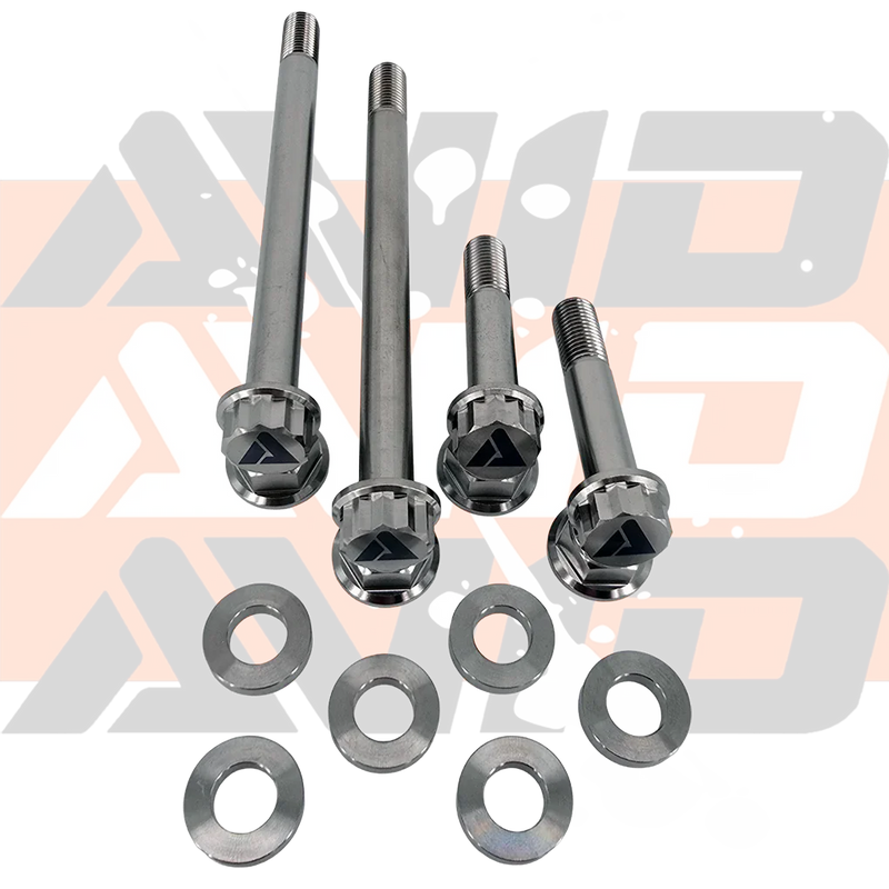 AVID Racing Can-Am Maverick X3 Front Shock Titanium Bolt Hardware Kit 12-point titanium fasteners