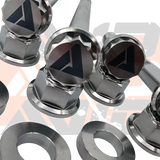 Can-Am Maverick X3 Front Shock AVID Titanium Bolt Hardware Kit, 14 Piece