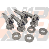 Can-Am Maverick X3 Rear Shock AVID Titanium Bolt Hardware Kit, 12 Piece