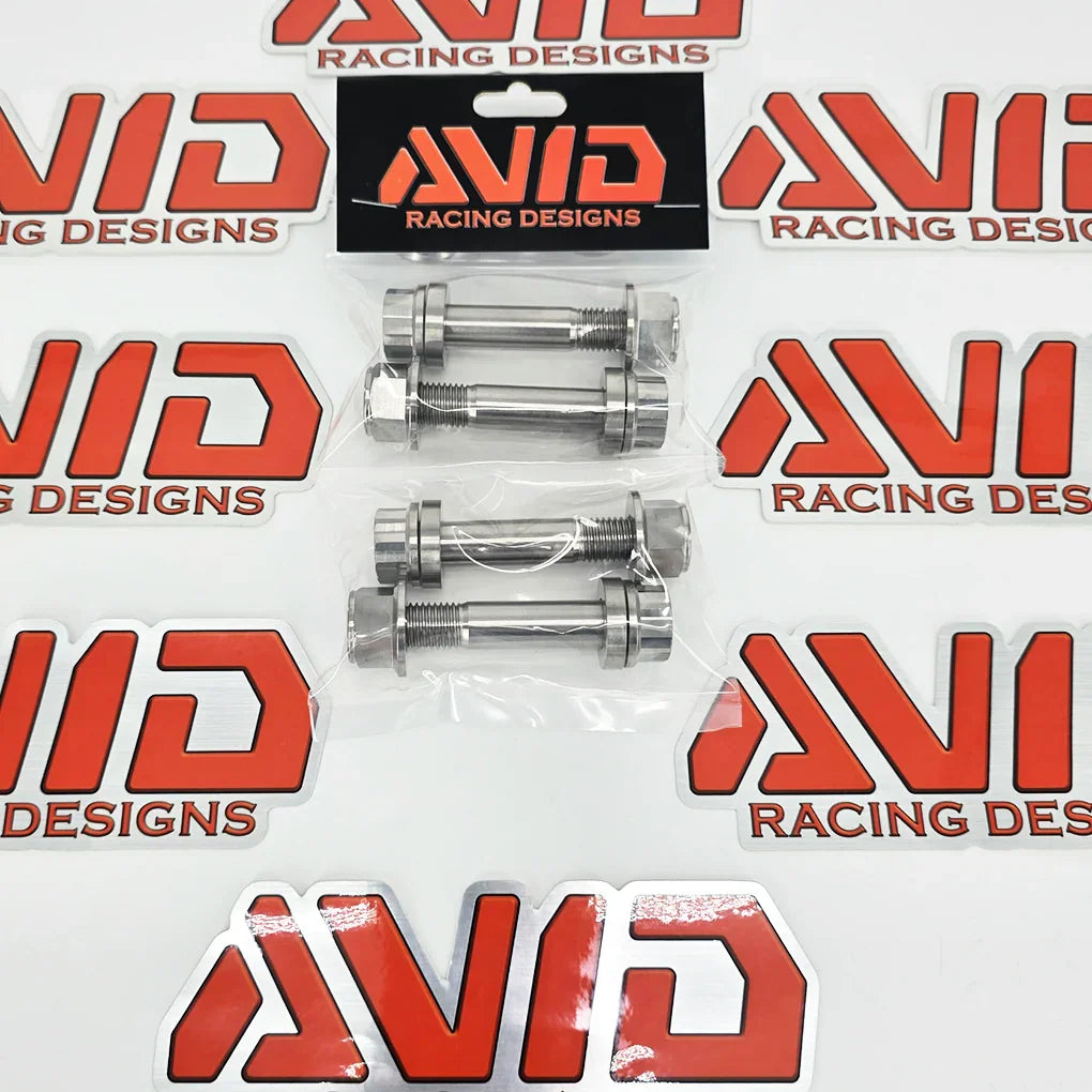 AVID Racing  Can-Am Maverick X3 Rear Shock Titanium Hardware Kit in branded packaging