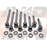 AVID Racing Can-Am Maverick X3 Rear Sway Bar Titanium Bolt Hardware Kit 12-point titanium fasteners