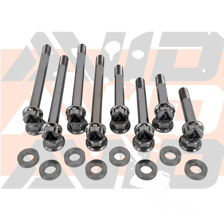 AVID Racing Can-Am Maverick X3 Rear Sway Bar Titanium Bolt Hardware Kit 12-point titanium fasteners