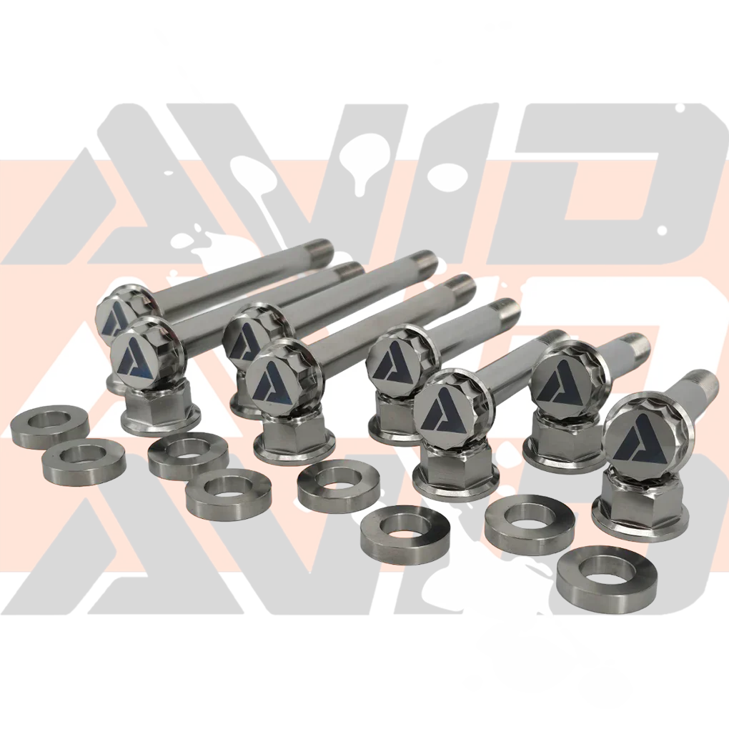 Can-Am Maverick X3 Rear Sway Bar AVID Titanium Bolt Hardware Kit, 24 Piece