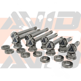 Can-Am Maverick X3 Rear Sway Bar AVID Titanium Bolt Hardware Kit, 24 Piece