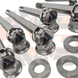 Can-Am Maverick X3 Rear Sway Bar AVID Titanium Bolt Hardware Kit, 24 Piece