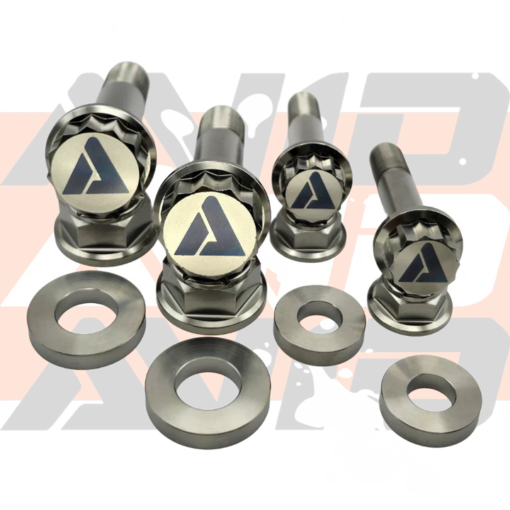 AVID Racing Can-Am Maverick R Upper Control Arm Dress-Up Titanium Bolt Hardware Kit 12-point titanium fasteners