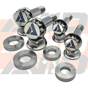 AVID Racing Can-Am Maverick R Upper Control Arm Dress-Up Titanium Bolt Hardware Kit bolt and washer detail