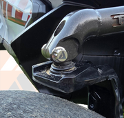 AVID Racing Upper Control Arm Titanium Hardware Dress-Up Kit close up of bolt mounted on vehicle