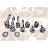 Yamaha YXZ1000 Engine Mount AVID Titanium Bolt Hardware Kit, 12 Piece