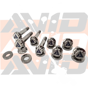 AVID Racing Yamaha YXZ1000 Engine Mount Titanium Hardware Kit bolt and washer detail