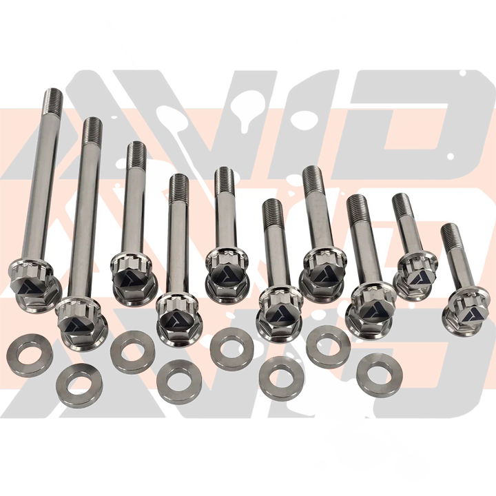 AVID Racing Maverick X3 Complete Front Titanium Hardware Kit 12-point titanium fasteners