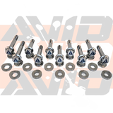 Yamaha YXZ1000 Stock Replacement Cage AVID Titanium Bolt Hardware Kit, 32 Piece