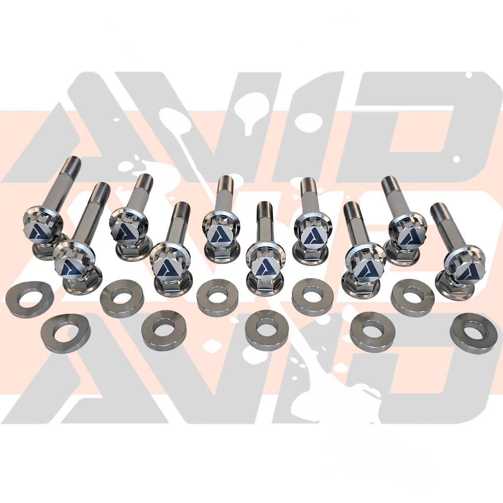 AVID Racing Yamaha YXZ1000 Stock Replacement Cage Titanium Hardware Kit 12-point titanium fasteners