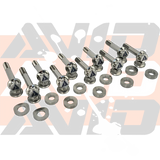 Yamaha YXZ1000 Stock Replacement Cage AVID Titanium Bolt Hardware Kit, 32 Piece