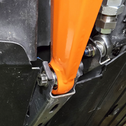 AVID Racing Polaris RZR Pro R Rear Trailing Arm Titanium Hardware Kit installed on vehicle
