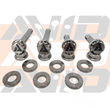 Polaris RZR Pro R Front Factory Shock AVID Titanium Bolt Hardware Kit, 12 Piece