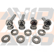 AVID Racing Polaris RZR Pro R Front Shock Titanium Hardware Kit 12-point fasteners