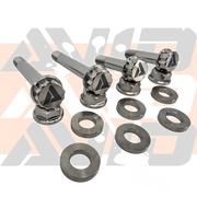 AVID Racing Polaris RZR Pro R Front Shock Titanium Hardware Kit bolt and washer detail