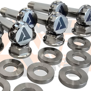 AVID Racing Polaris RZR Pro R Rear Radius Rod Titanium Hardware Kit 12 point fasteners