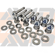 AVID Racing Polaris RZR Pro R Rear Radius Rod Titanium Hardware Kit suspension mounting hardware