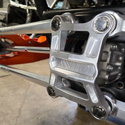 AVID Racing Polaris RZR Pro R Rear Radius Rod Titanium Hardware Kit installed on vehicle